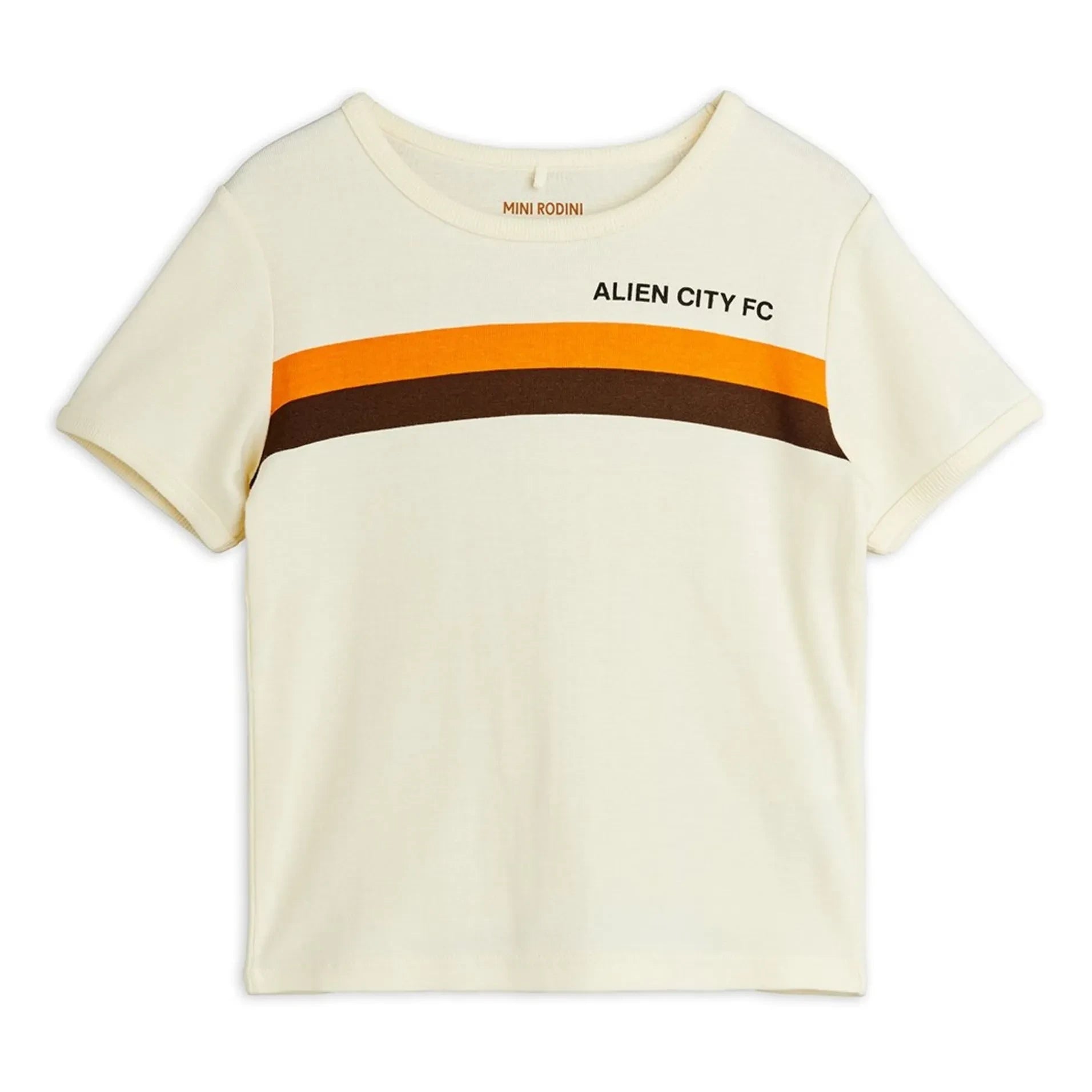 Mini Rodini - Alien City 8 organic cotton T-shirt | Ecru