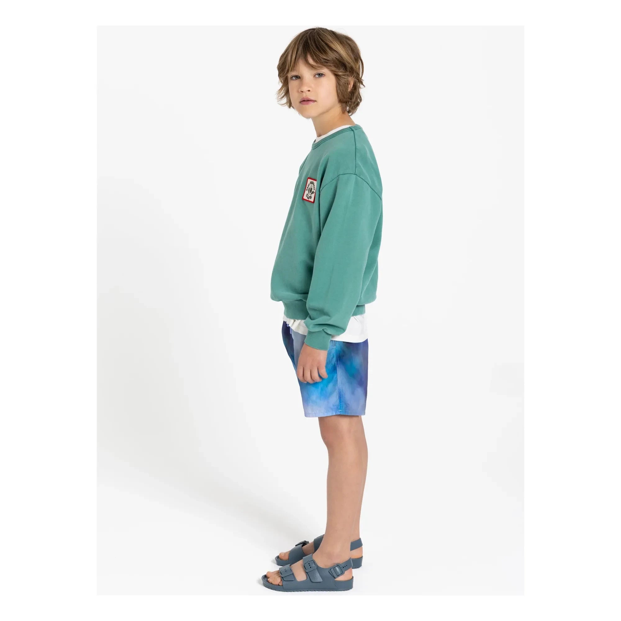 Hundred Pieces - Ryde Wheelers Sweatshirt aus Bio-Baumwolle | Smaragdgrün