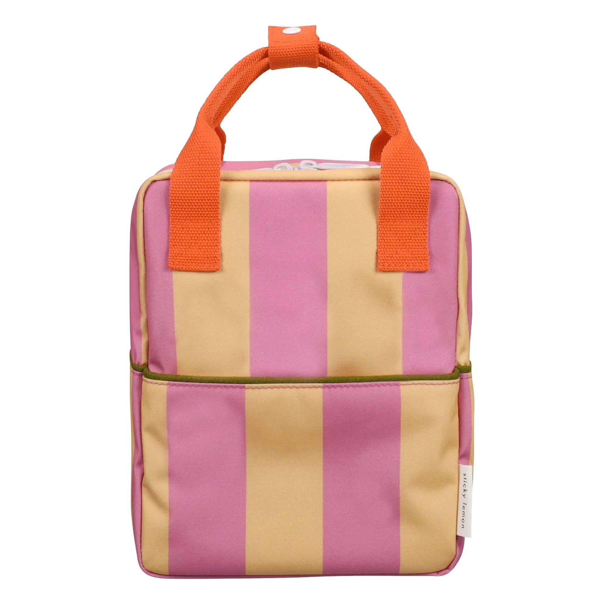 Sticky Lemon - Small Striped Backpack | Powder pink
