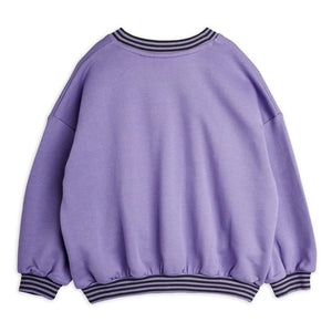 Mini Rodini - Sweatshirt aus Bio-Baumwolle mit Fußballmuster | Lila