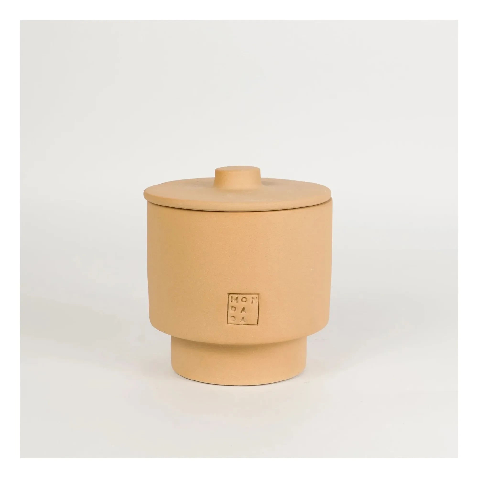 Mon Dada - Kapaklı dış mekan mum, nötr koku June Ibiza One | Terracotta