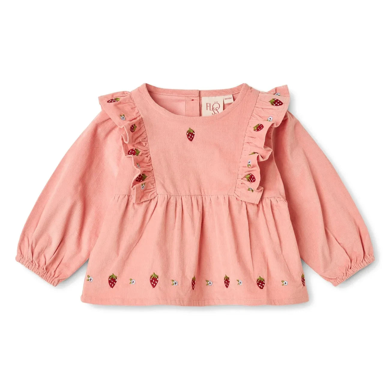 Flöss - Belle Fraises Bluz | Pembe