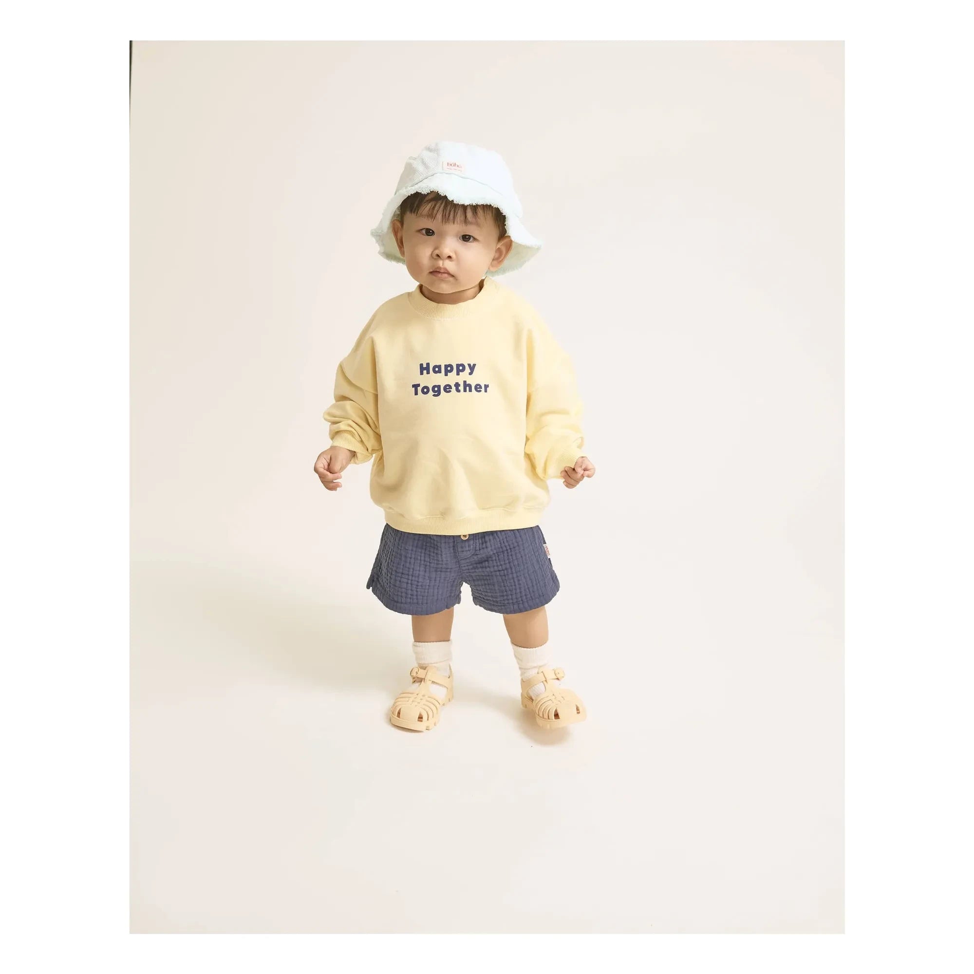 Búho - Happy Together Sweat Organik pamuklu fleece | Sarı