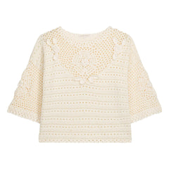Louise Misha - Eleanor Baumwolltop | Creme