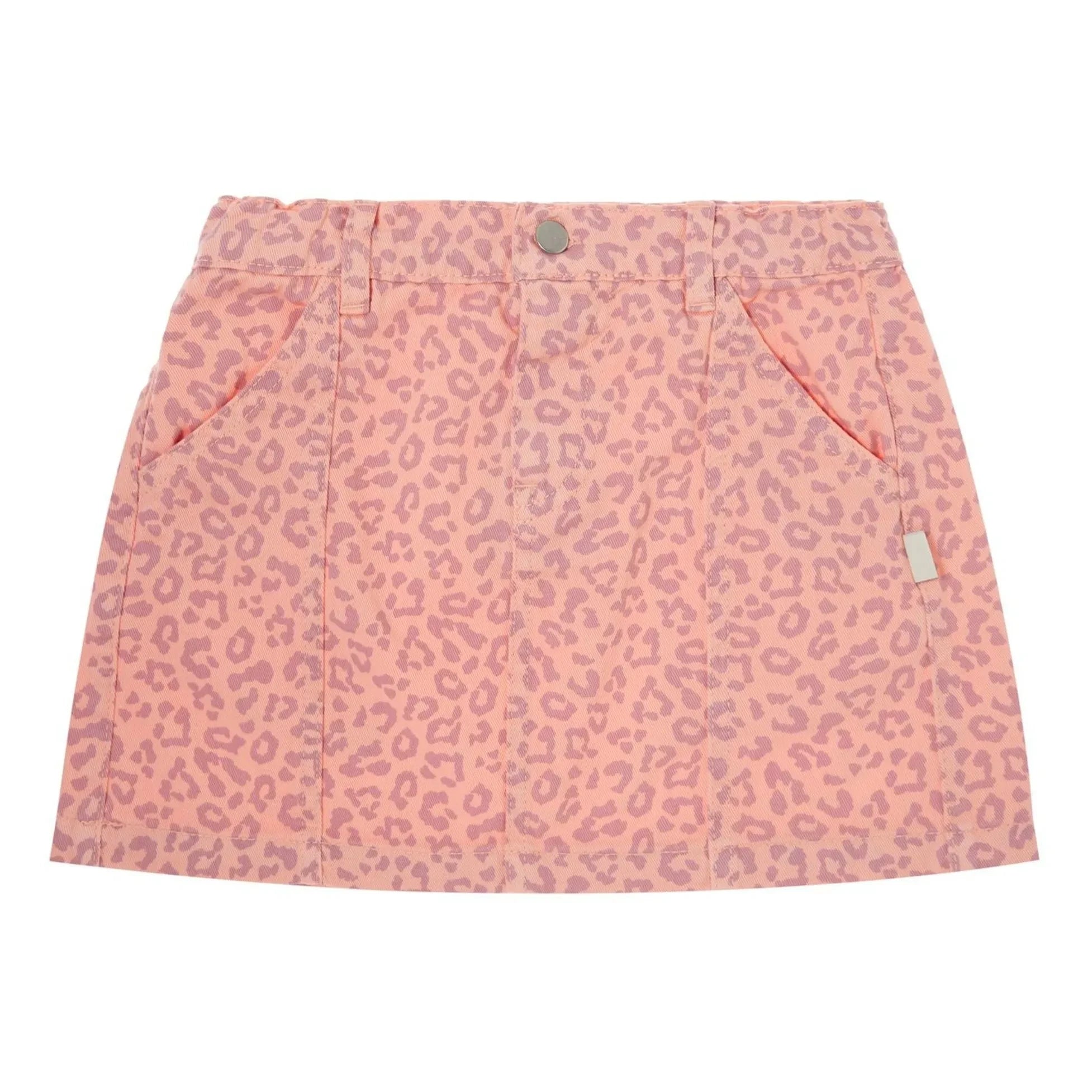 Tocoto Vintage - Leopard Skirt | Coral