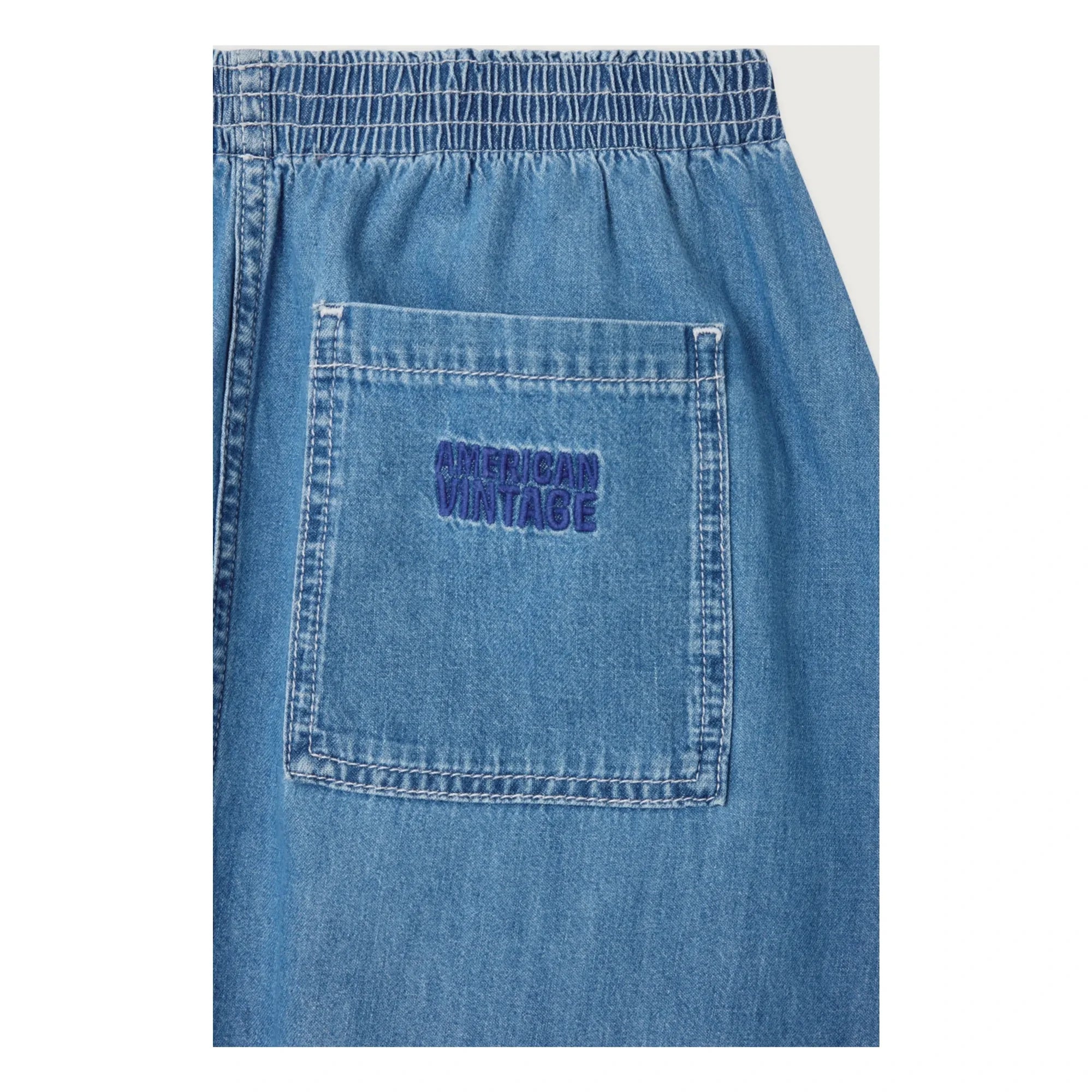 American Vintage - Izeway Pamuk Etek | Mavi