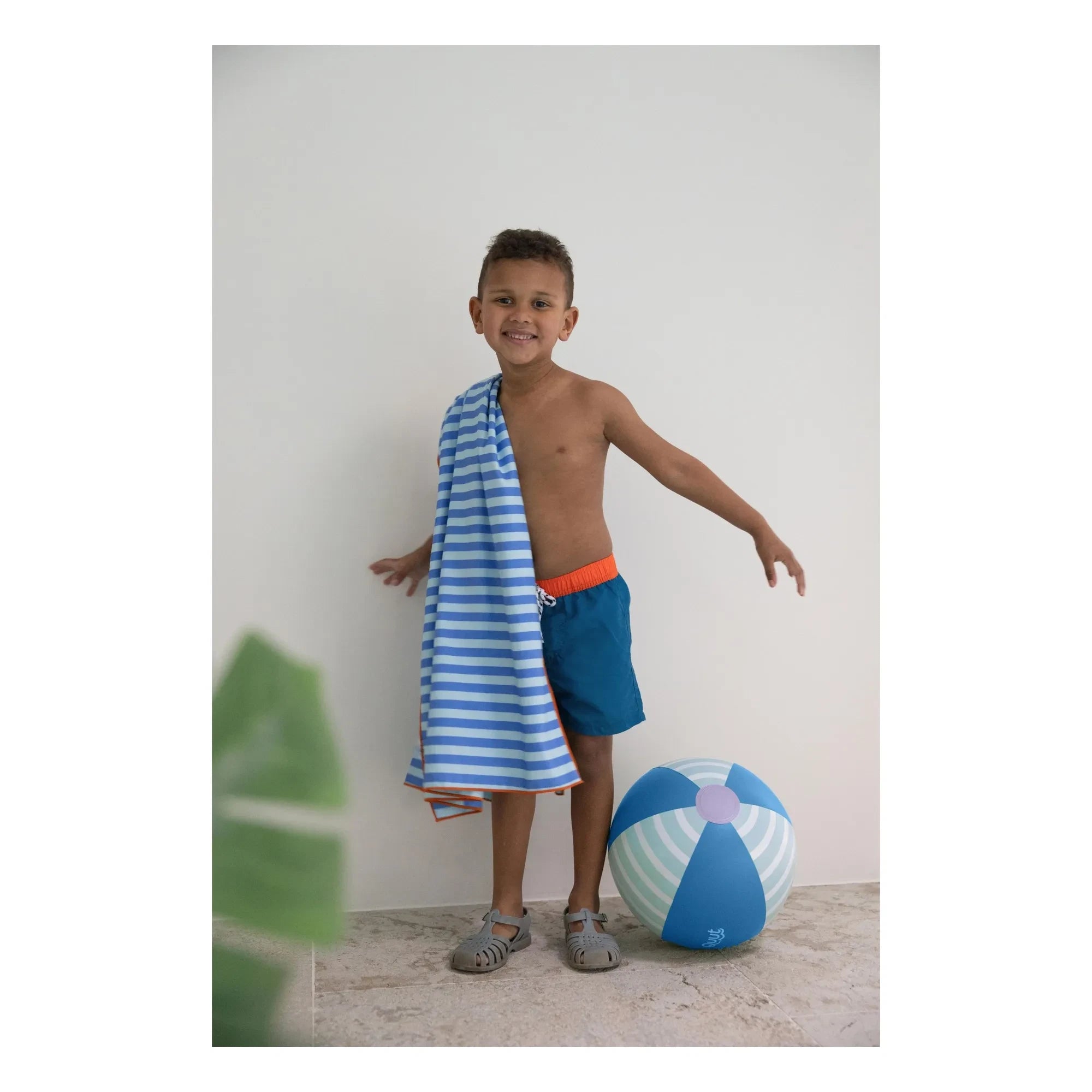 Quut – Circuit Mikrofaser Strandtuch | Blau