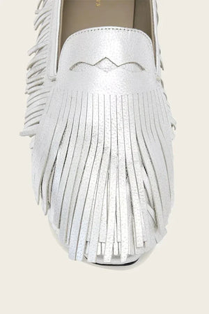 AllSaints Sandy Fringe Loafer Kadın Deri Mokasen
