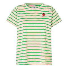 Lollys Laundry - Roman Striped Cotton T-Shirt | Green