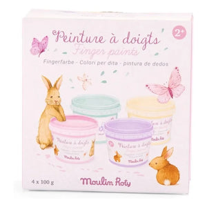 Moulin Roty - Pastel parmak boyaları Les Rosalies