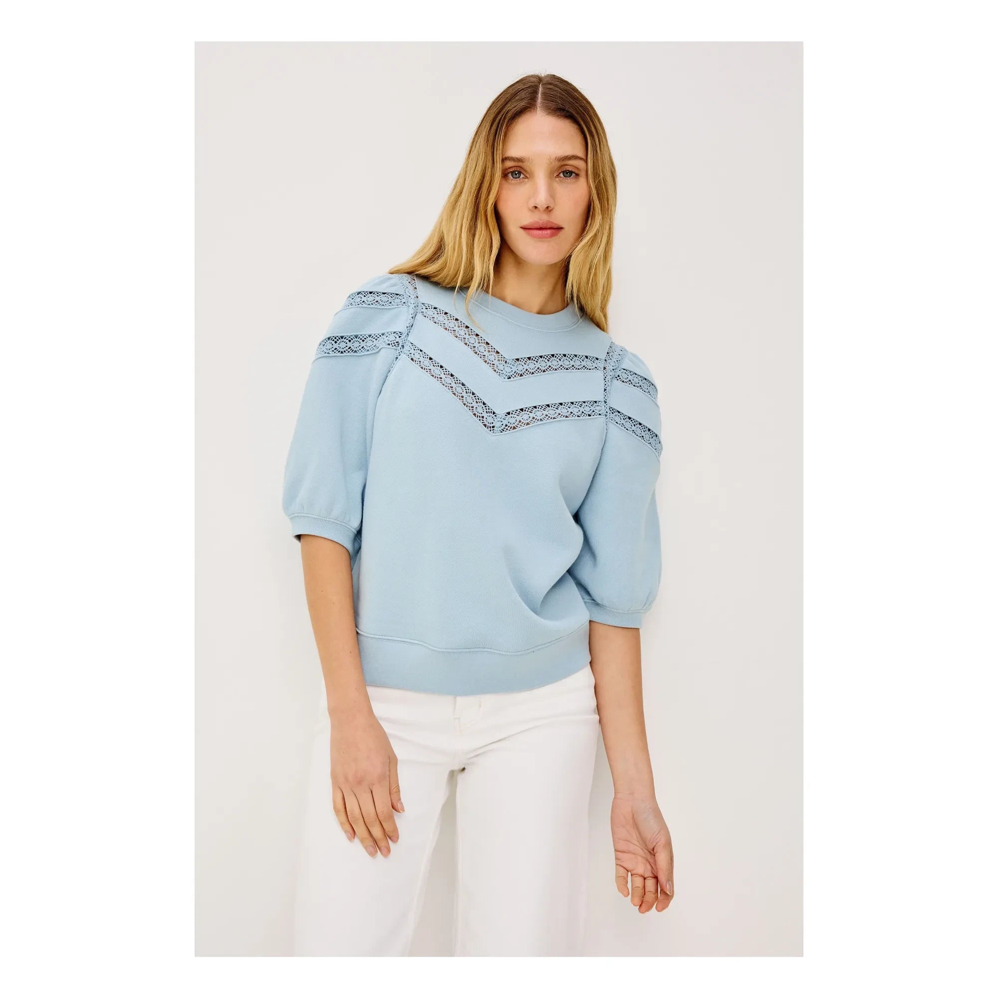 Rails – bestickter Adria-Pullover | Blau