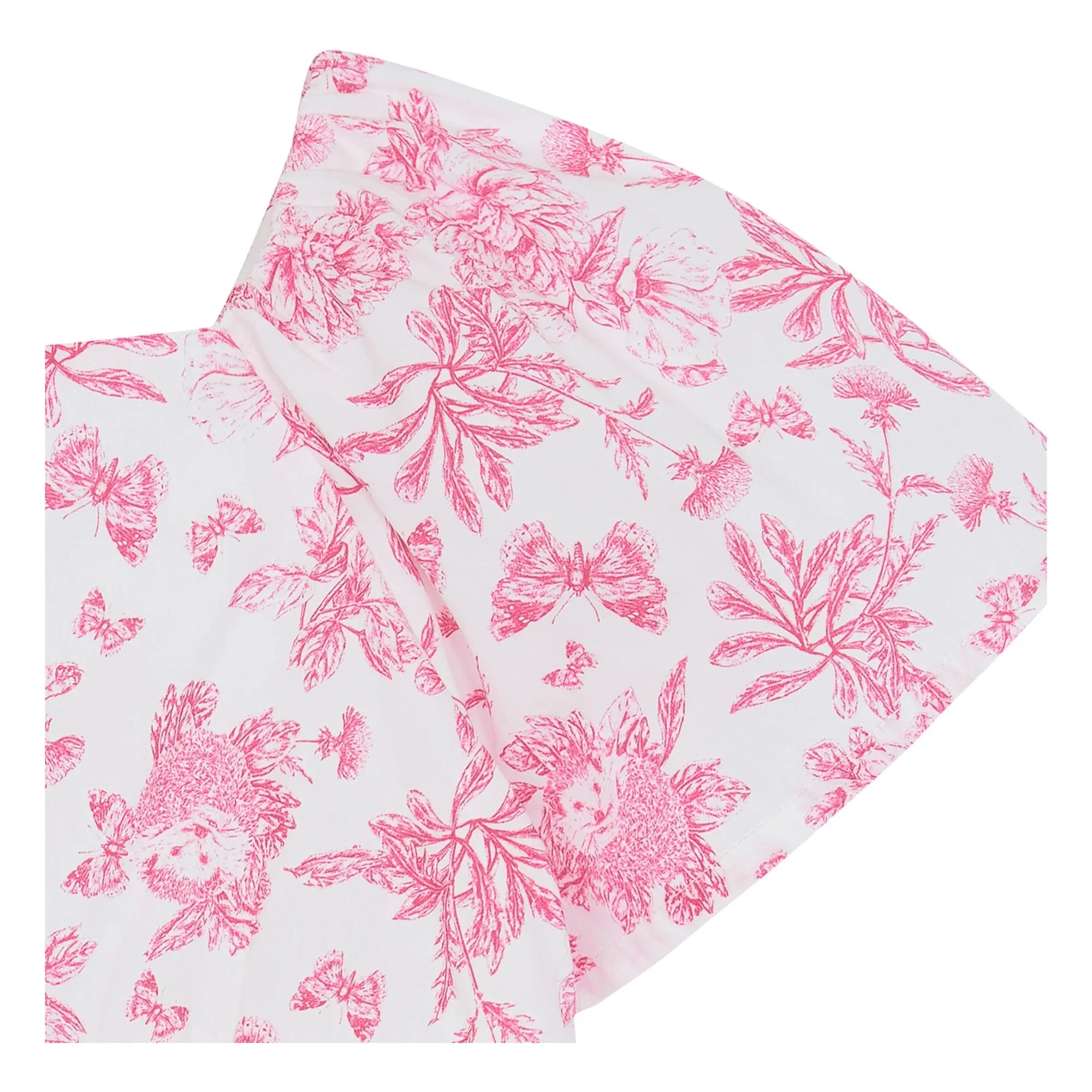 Tartine et Chocolat - Çiçek Desenli Elbise - Toile de Jouy İlhamlı | Pembe