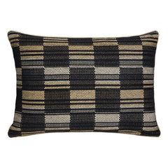 Maison Sarah Lavoine - Damier yastık | Siyah