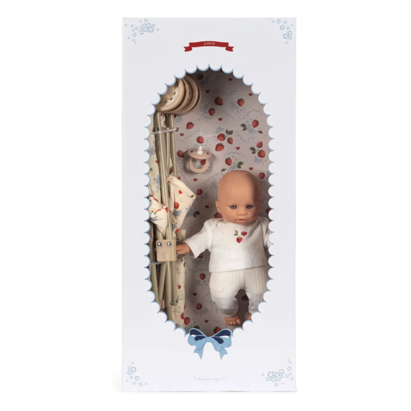 Konges Sløjd - Konges Slojd x Smallable Exclusive - Coco Baby and Stroller | Ecru