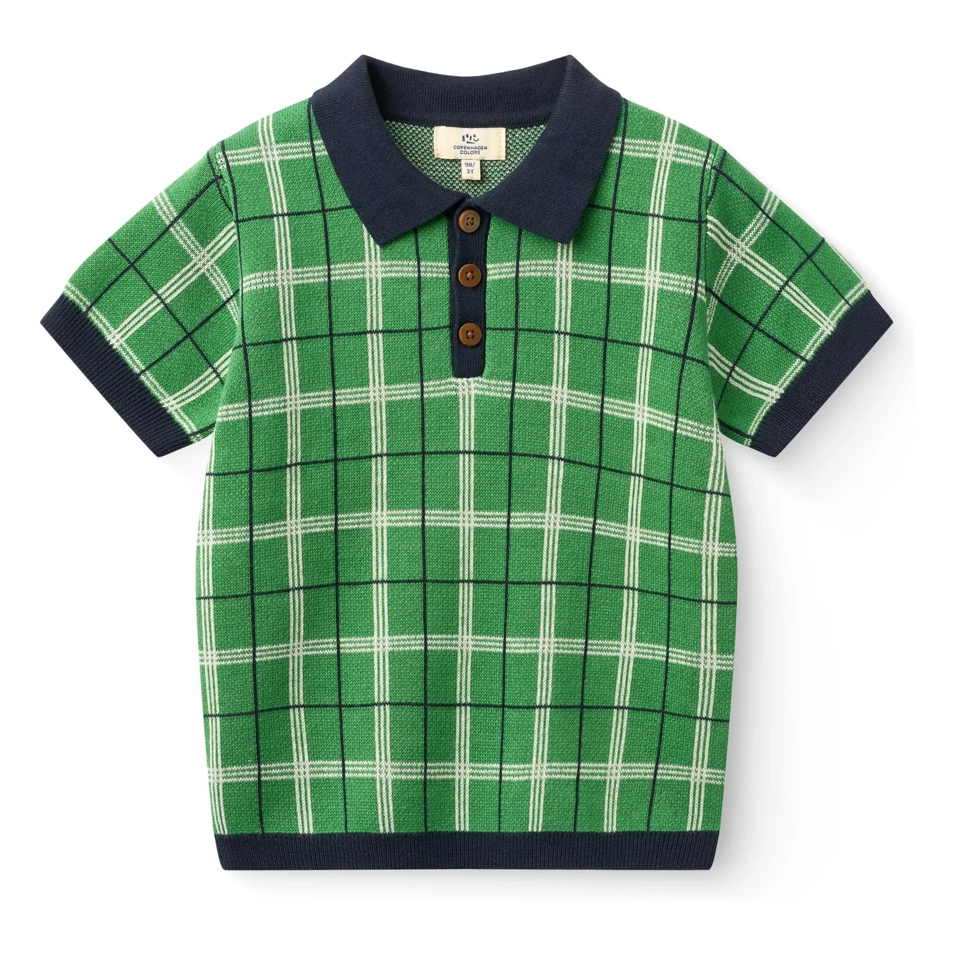 Copenhagen Colors - Poloshirt aus Bio-Baumwoll-Jersey | Meadow Green
