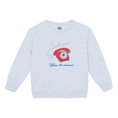 Bonton - Smile Call Me Sweatshirt | Gri