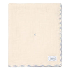 Editions Aimable - Pablo Quilted Throw | Vanilla Gauze