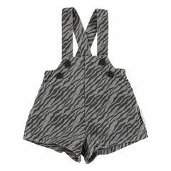 Piupiuchick - Zebra Kısa Salopet | Gri