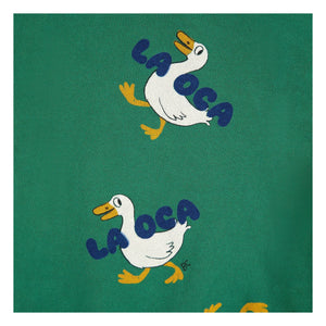 Bobo Choses - Sweat Ducks La OCA Bio-Baumwolle | Grün
