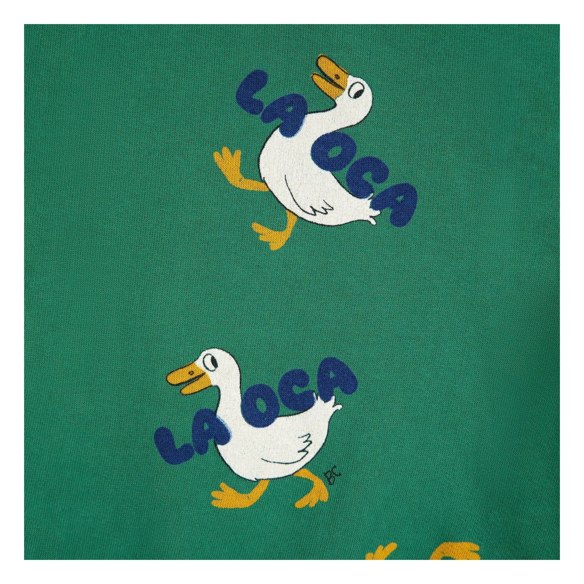 Bobo Choses - Sweat Ducks La OCA Bio-Baumwolle | Grün