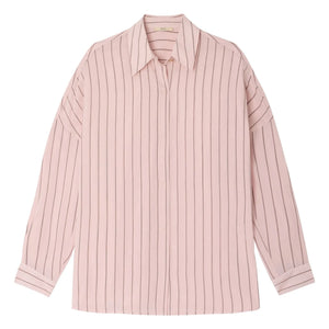 Sessùn - Dazik gestreiftes Hemd | Rosa