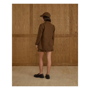 Rylee + Cru - Jacke mit doppelter Knopfleiste | Tabacco