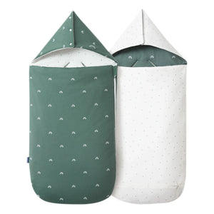 Les Petites Billes – Beidseitiges Ganzjahres-Babynest | Grün