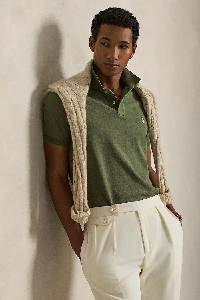 Polo Ralph Lauren Erkek Pamuklu Yakalı Tişört
