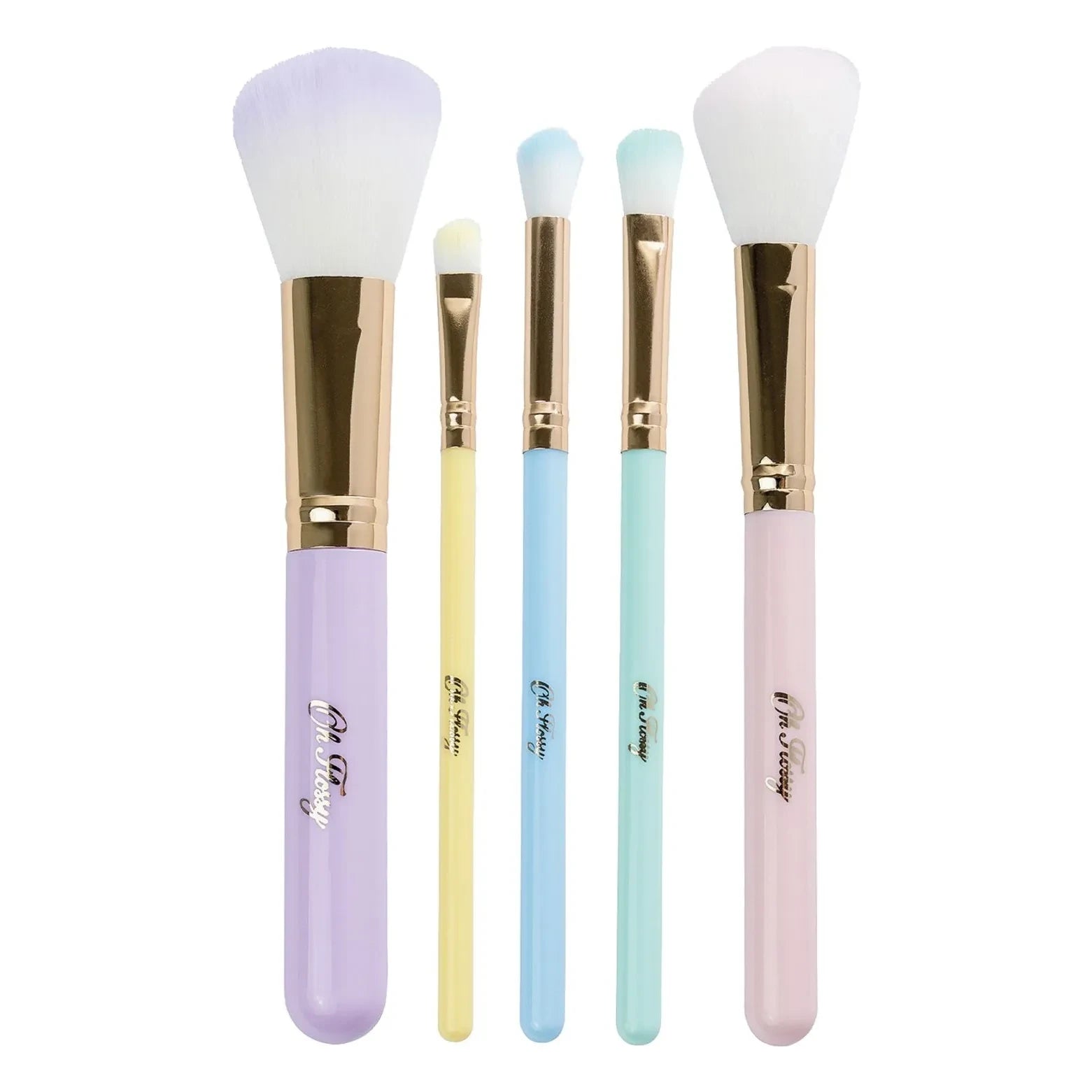 Oh Flossy - Regenbogen-Make-up-Pinsel-Set - 5-teilig