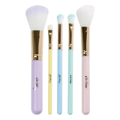 Oh Flossy - Regenbogen-Make-up-Pinsel-Set - 5-teilig