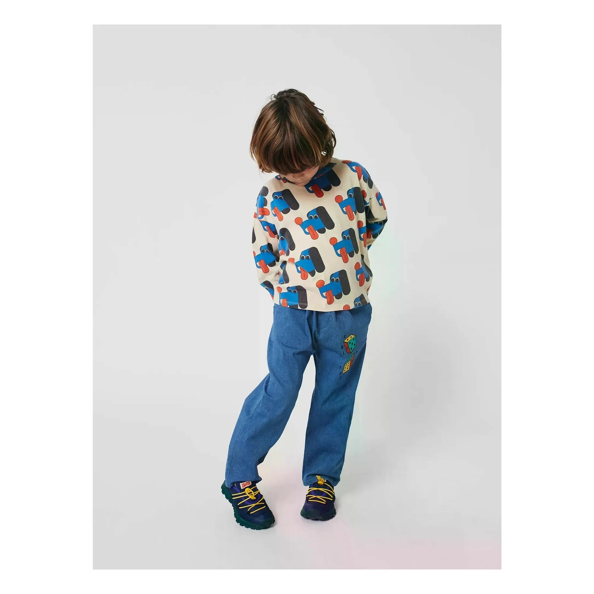 Bobo Choses - Dog Organic Cotton T-Shirt | Sand