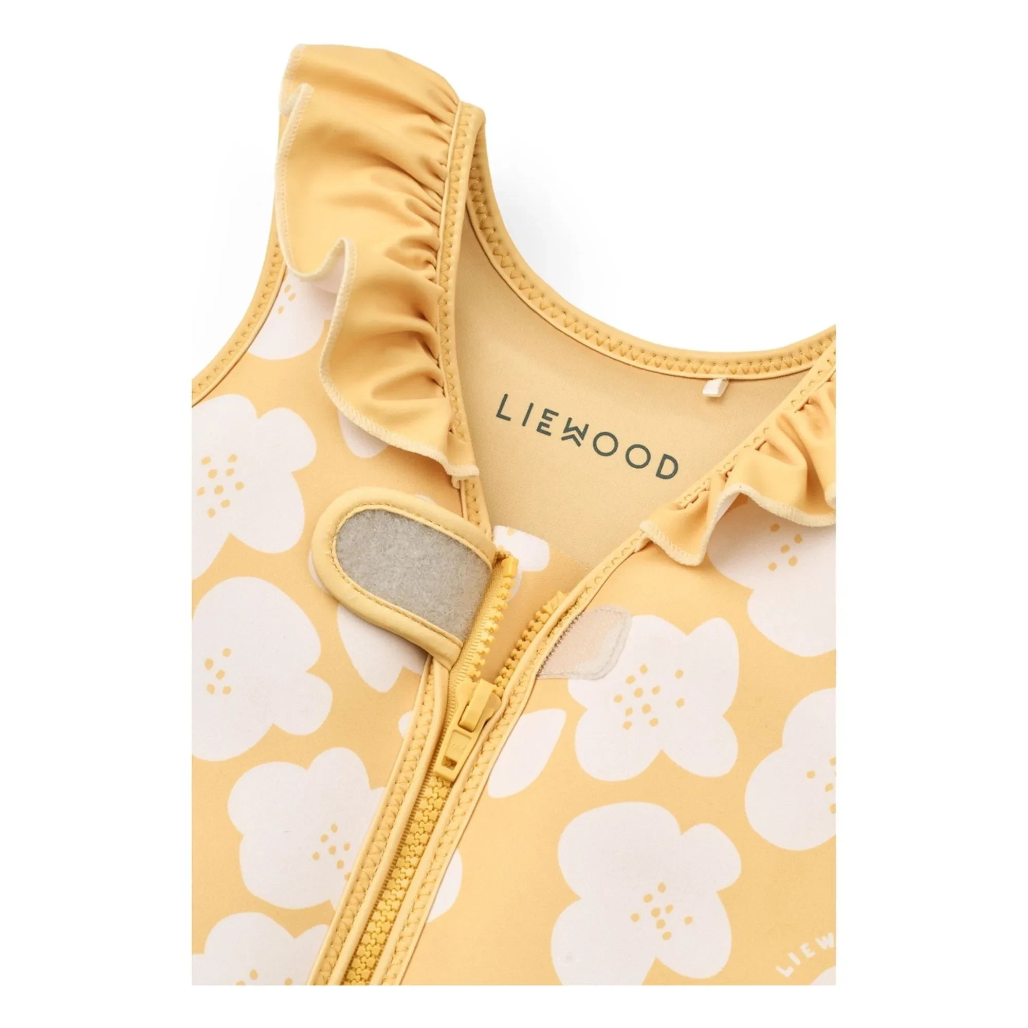 Liewood - Dove swim vest | Flower/Lemon yellow