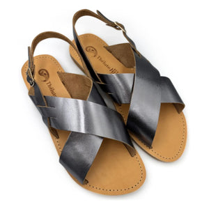 Théluto - Tom Metallic Sandalet | Gümüş