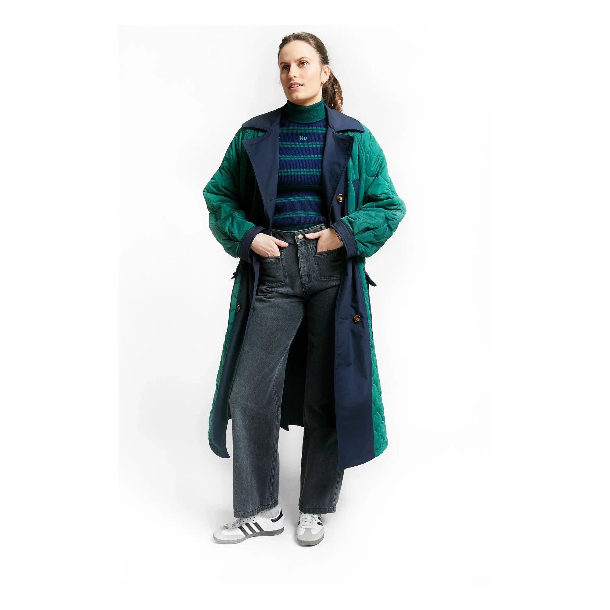 Indee - Twist Pullover | Marineblau