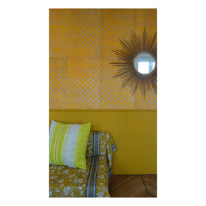 Le Monde Sauvage - Jaisalmer Gelbe Tapete - 12er-Set | Gelb