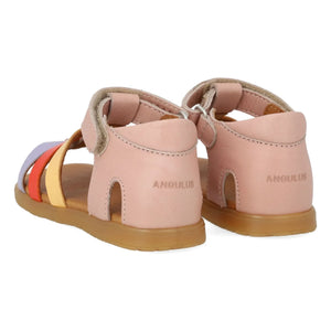 Angulus – Farbblock-Sandalen | Hellrosa