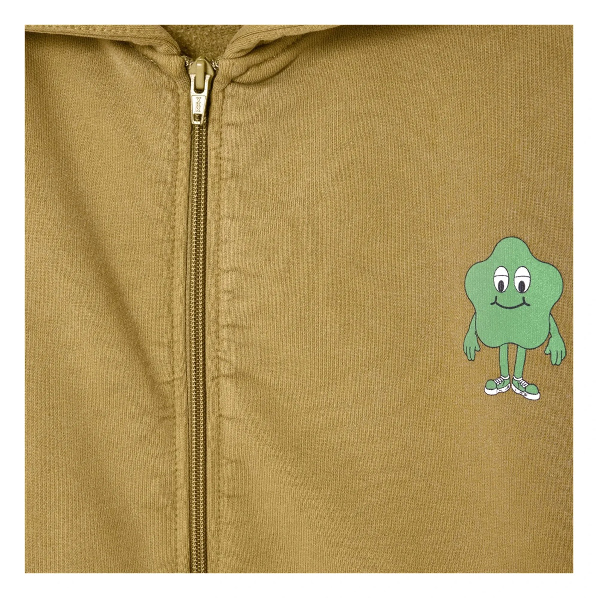American Vintage - Zoky Sweatshirt mit Reißverschluss aus Bio-Baumwolle | Camel