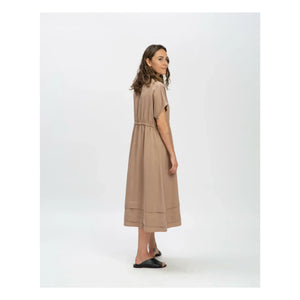 Matona - Tencel elbise | Açık kahverengi