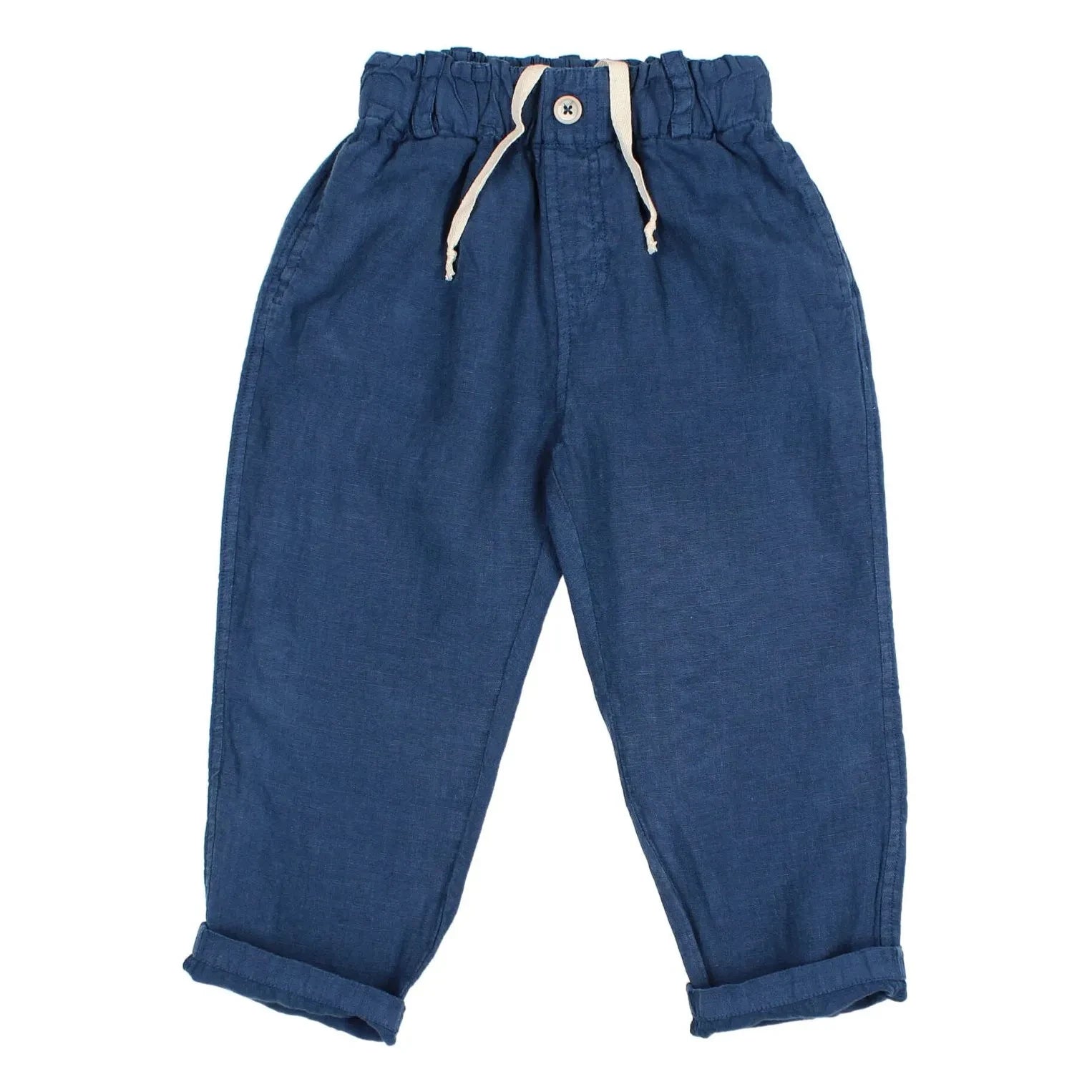 Búho - Leinenhose | Marineblau
