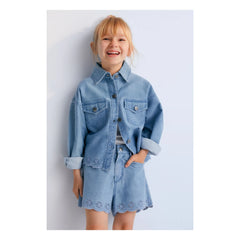 the new society - Niobe Denim gömlek | Denim mavi