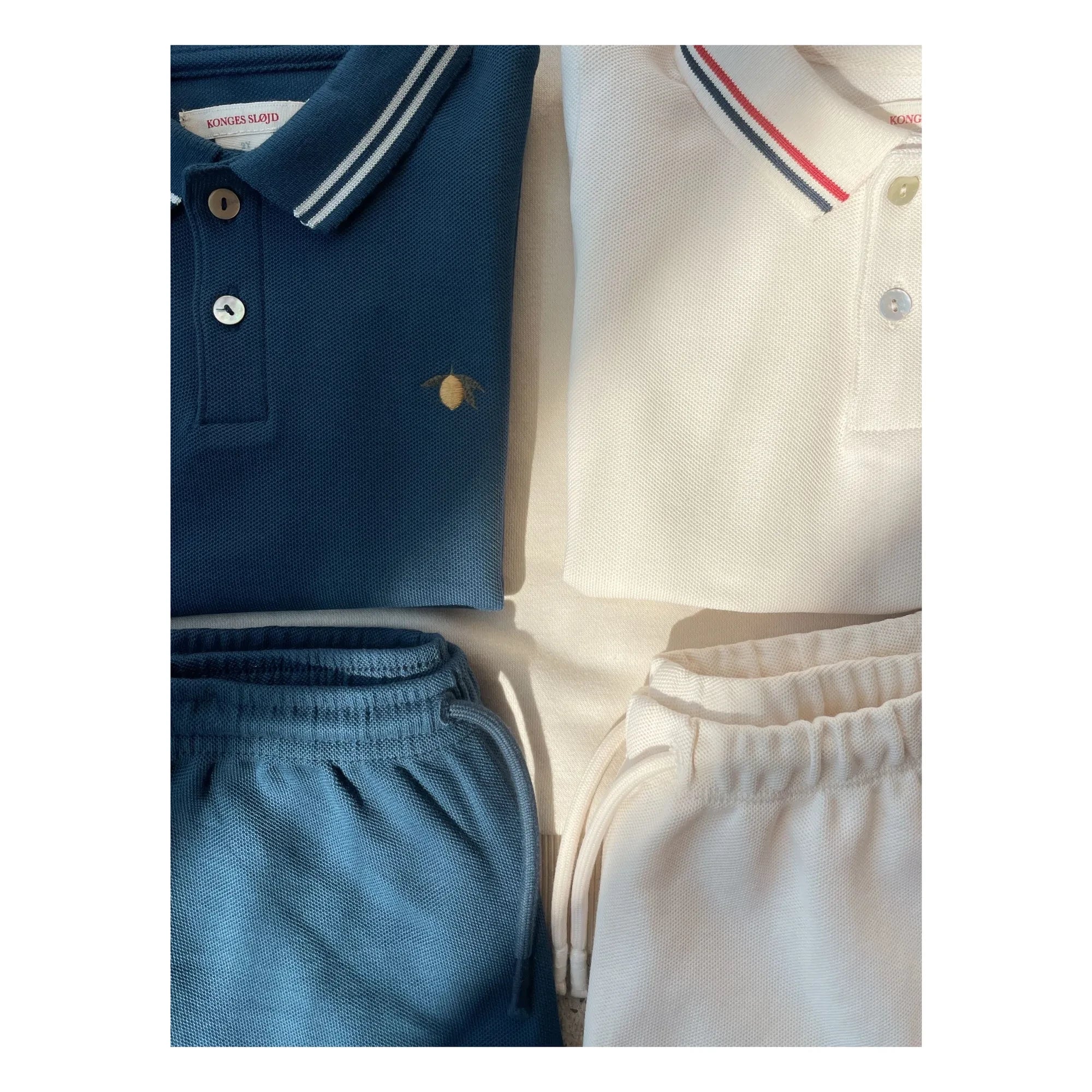 Konges Sløjd - Florian organic cotton polo shirt | Navy Blue