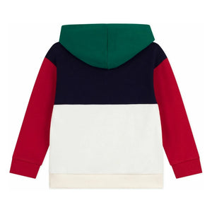 Petit Bateau - Colorblock Logo Sweatshirt | Ecru
