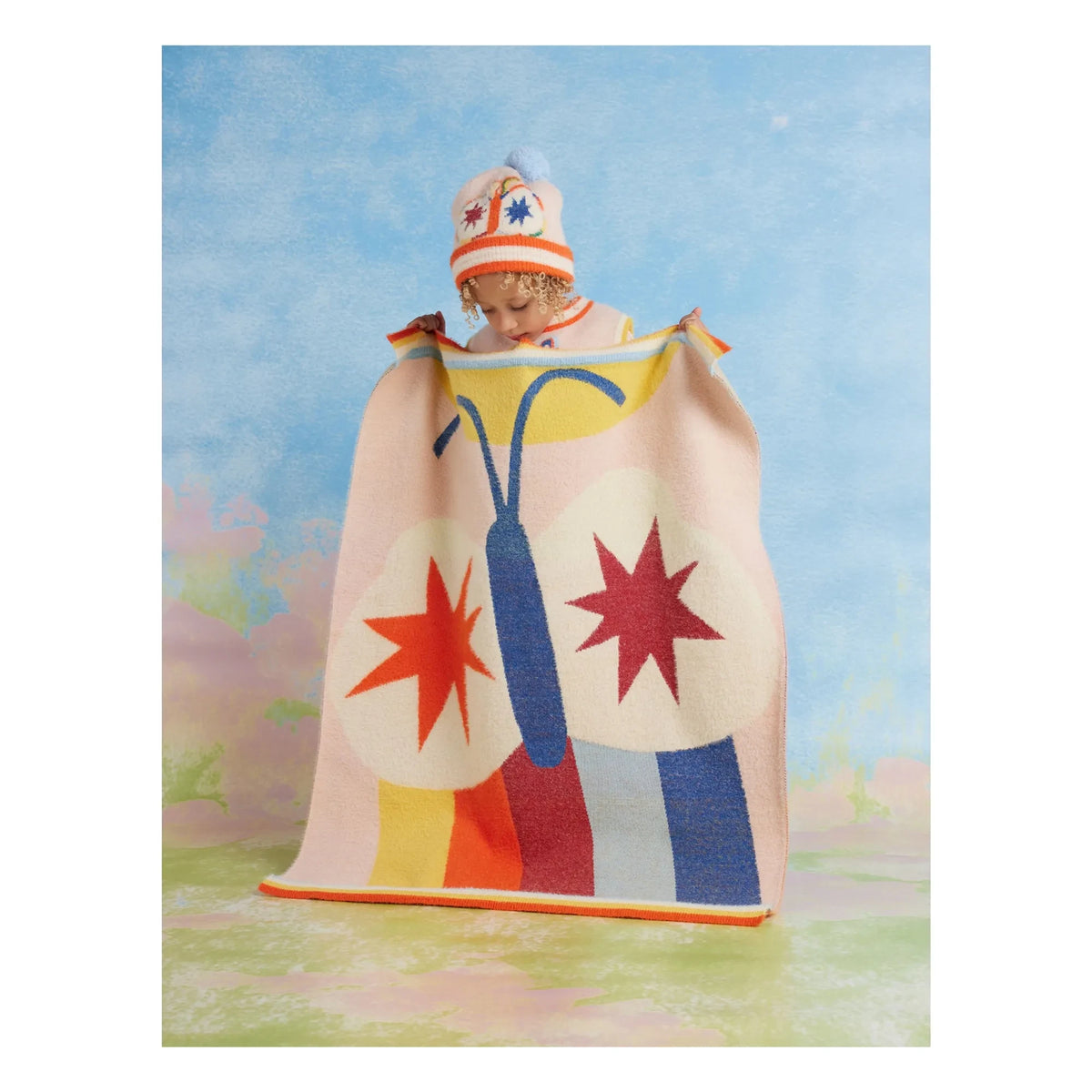 Halcyon Nights - Butterfly Blanket | Pale Pink