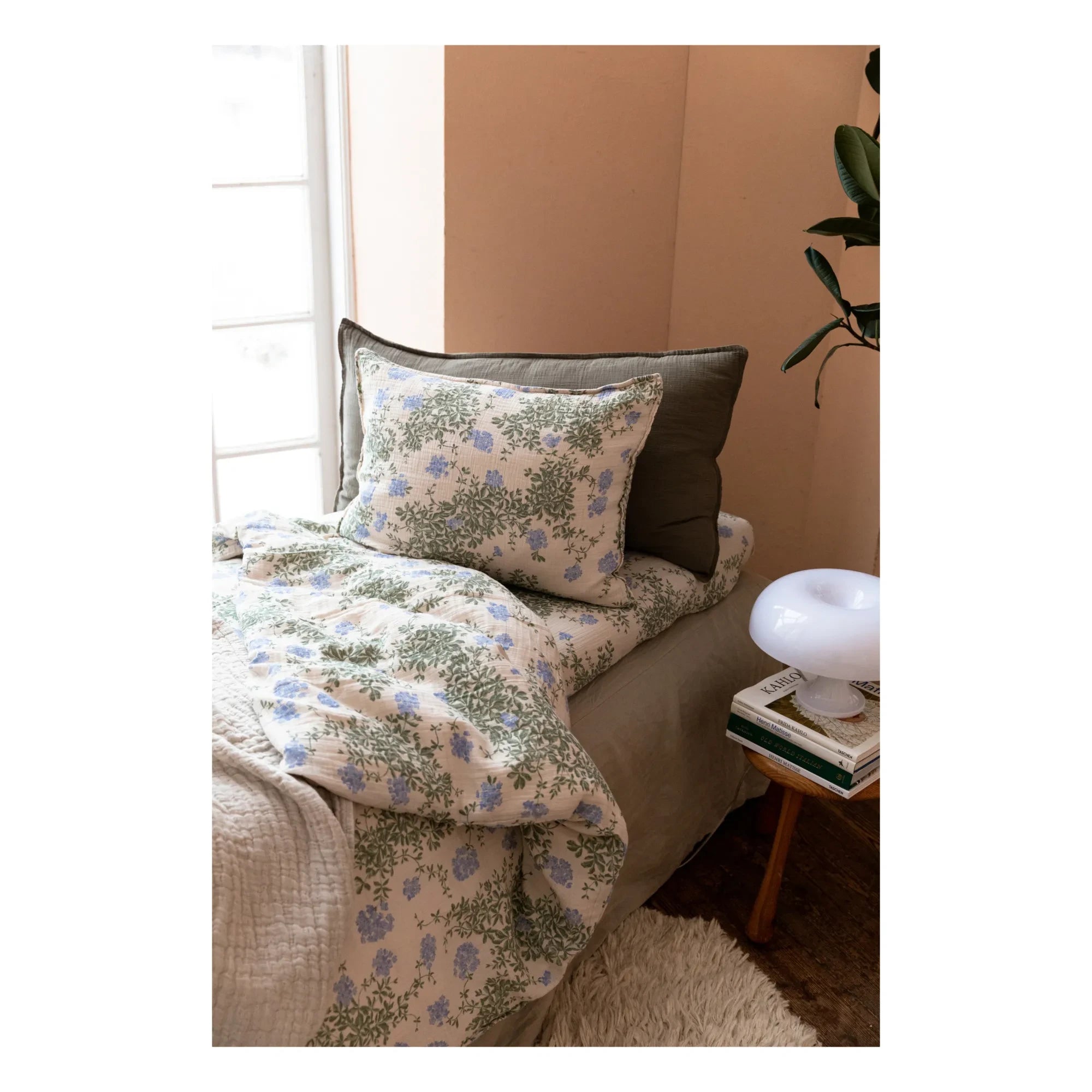garbo&friends - Plumbago Organic Cotton Duvet Cover Set | Blue