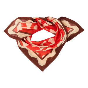 Apaches - Small Floral Dupitta Shawl | Red