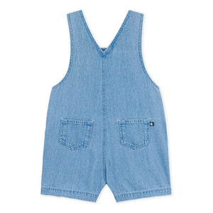 Petit Bateau - Açık Mavi | Denim Organik Pamuk Salopet