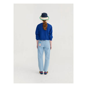 Bobo Choses – Mütze aus recycelter Baumwolle mit Farbblock-Design | Blau