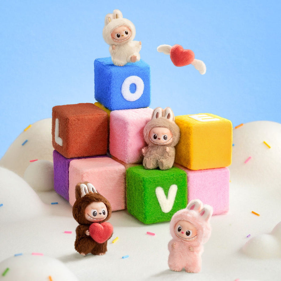 Pop Mart - Orijinal The Monsters Pin For Love Pelüş Anahtarlık A-M