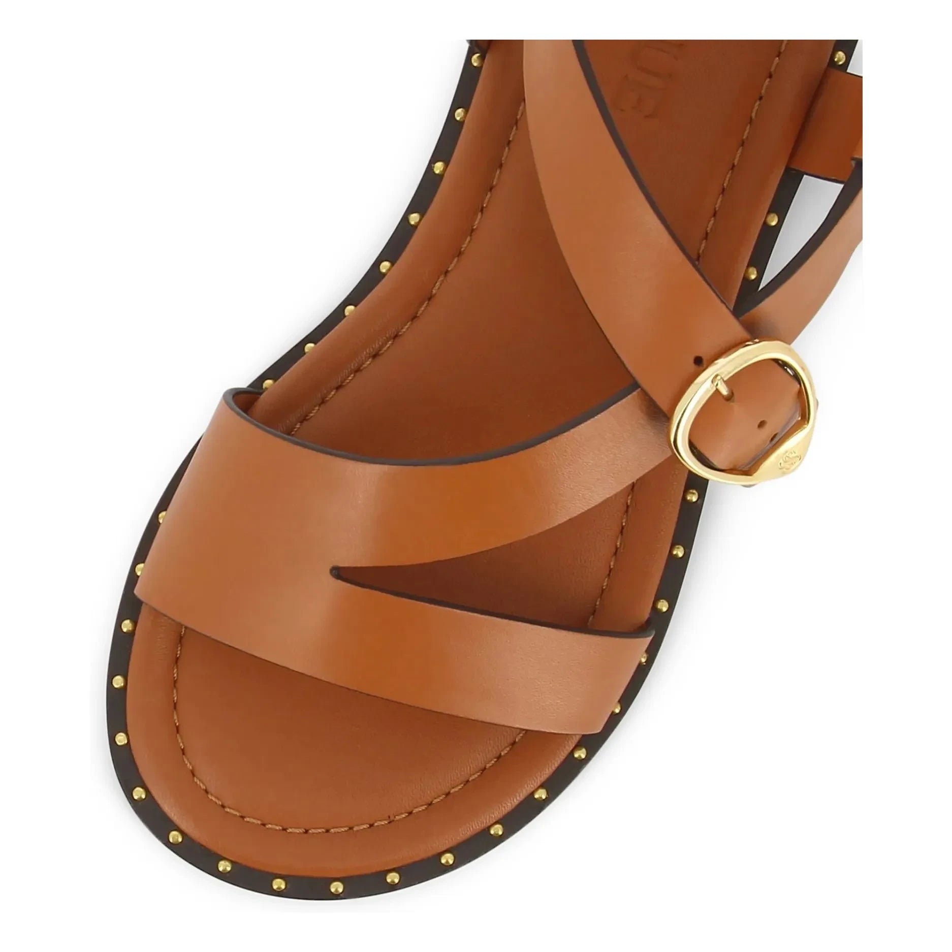 Socque Paris - Hydra Deri Sandalet | Camel