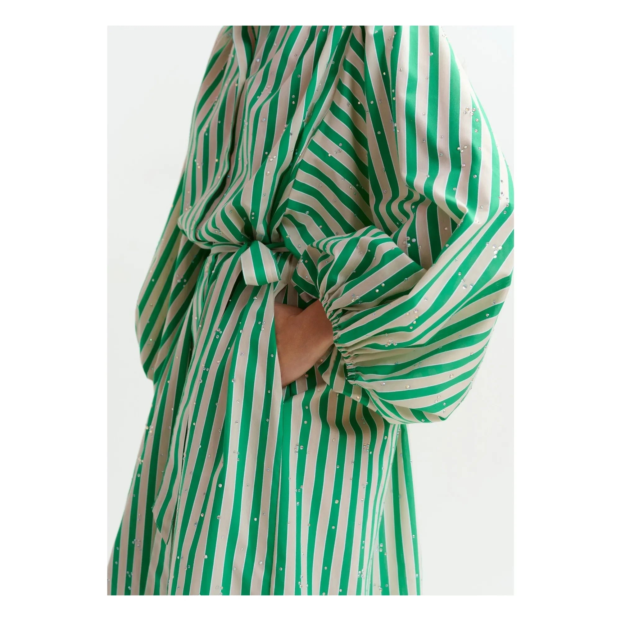Essentiel Antwerp - Jodianna Striped Dress | Green